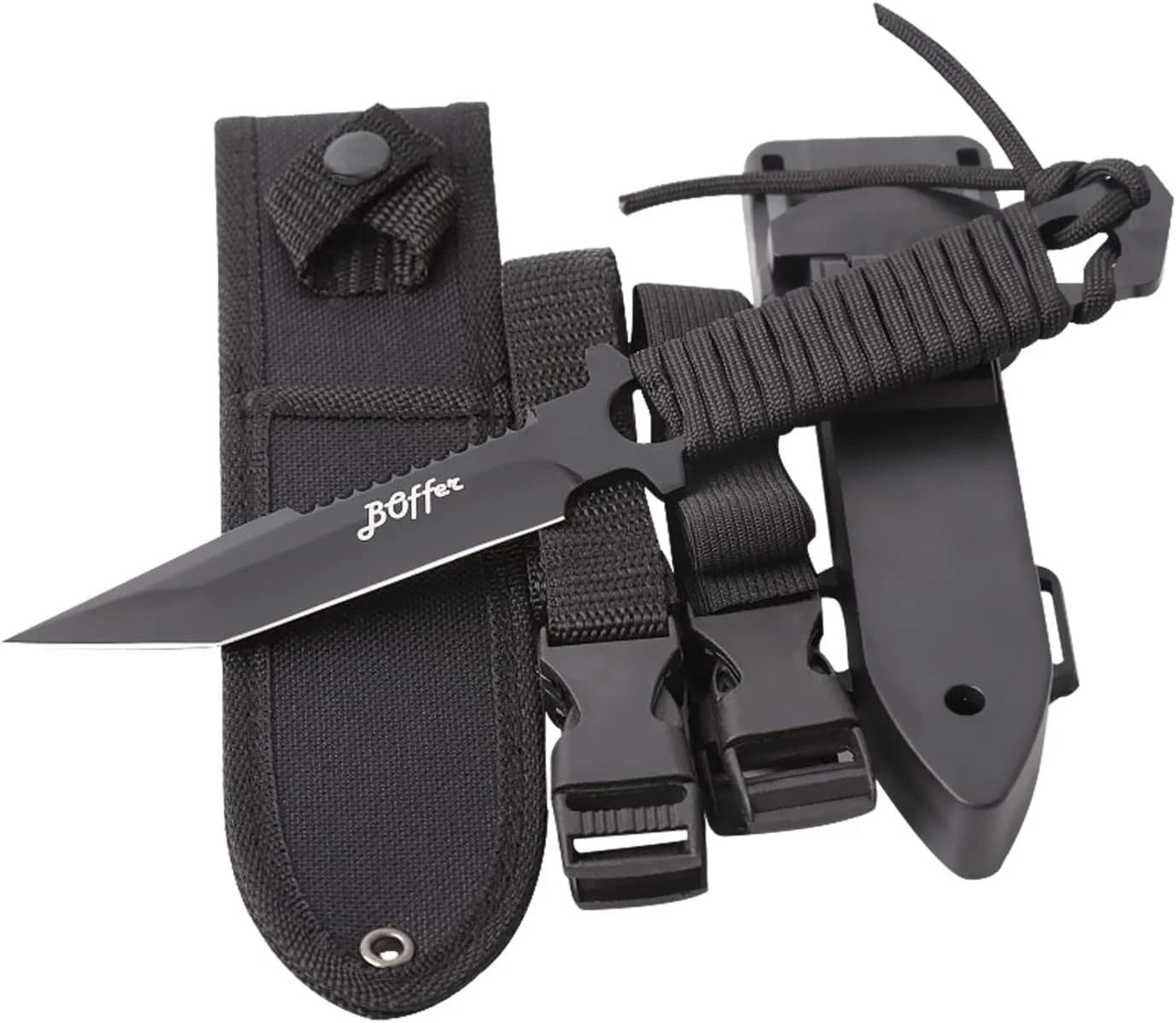 Dive Knife Scuba Diving Knife, Black Tactical Sharp Blade Knives, Divers Dive To