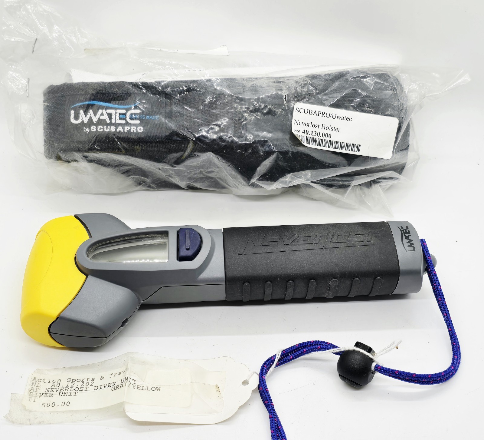 NOS Uwatec AP Neverlost Underwater Sonar Scuba Navigation Dive Unit & Holster