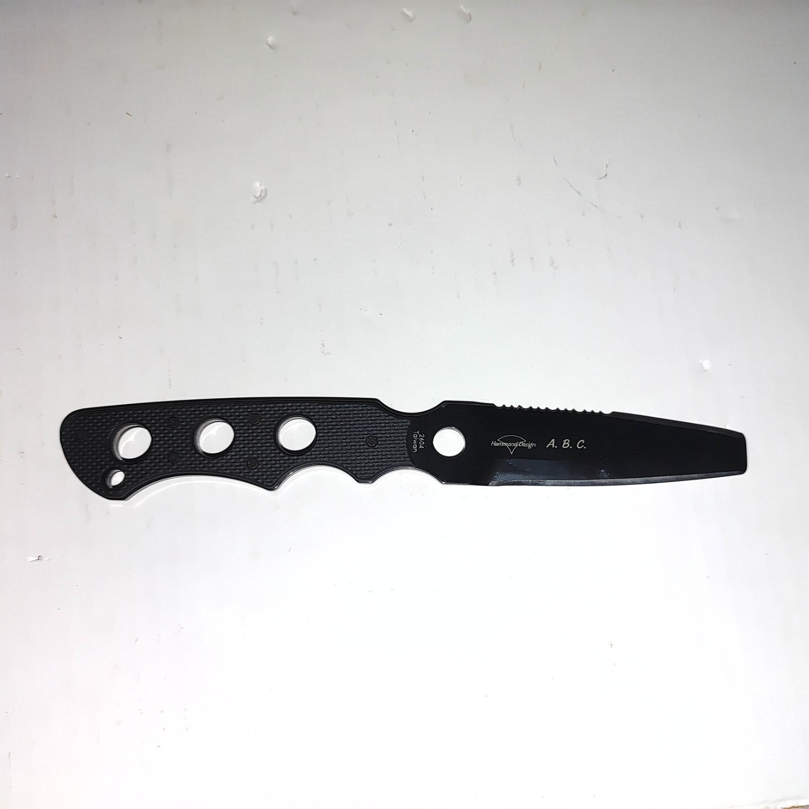 CRKT Hammond Design A.B.C. Diving Knife 2604 Black With Sheath