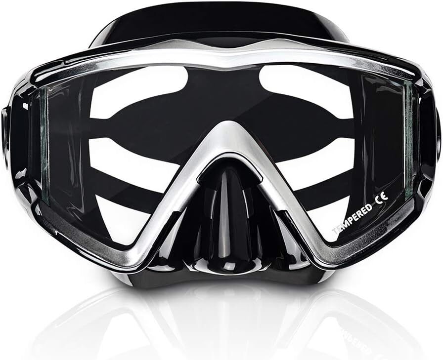 Mascara Buceo Profesional Panorámica Amplia Vista Antiniebla Snorkel Adultos