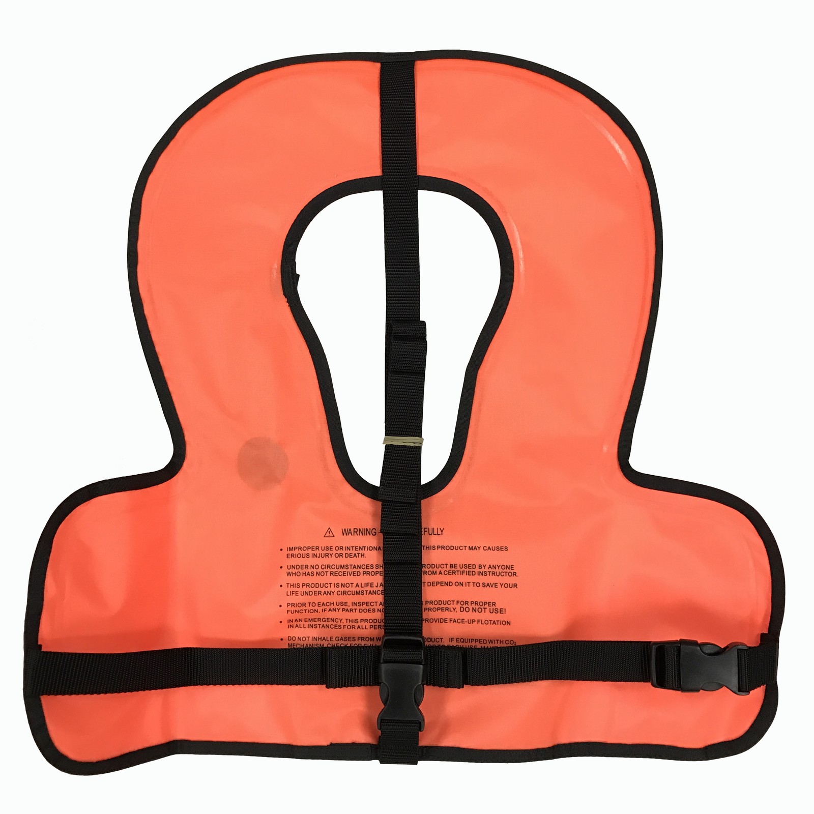 Scuba Choice Youth Kids Orange Snorkel Vest With Front Pocket & Whistle
