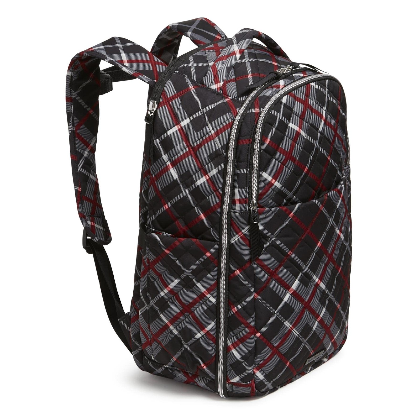 Vera Bradley Women’s Performance Twill Travel Backpack One Size, Paris Plaid