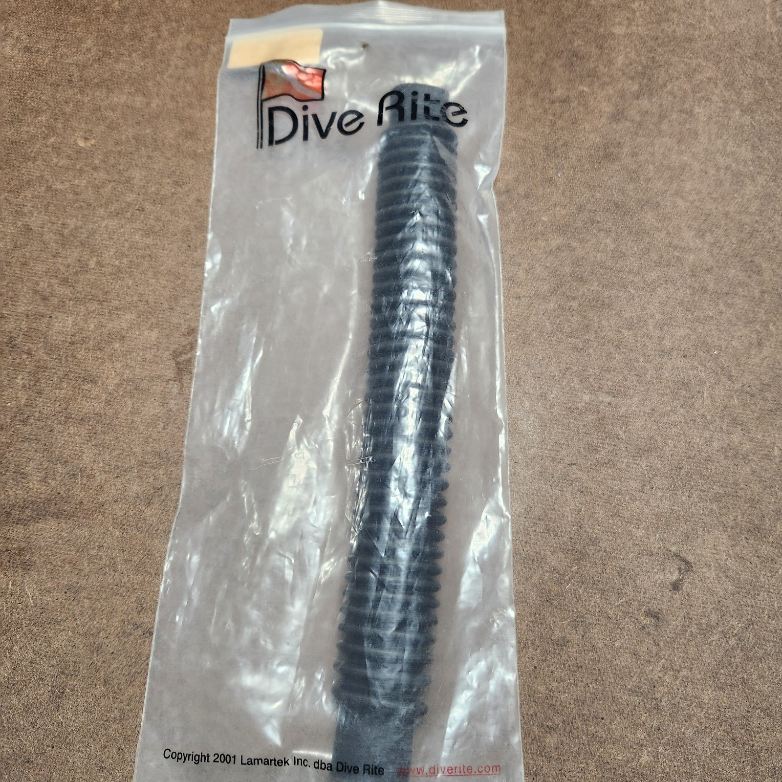 Dive Rite 12″ Corrugated BCD Inflator Hose Flexible Black BC2095 NIP SCUBA New