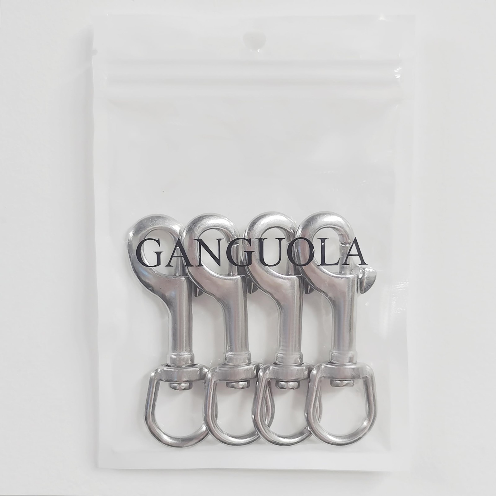 Heavy-Duty Swivel Eye Bolt Snap Hooks 3.3 Inch, 316 Stainless Steel, Bolt Sna…
