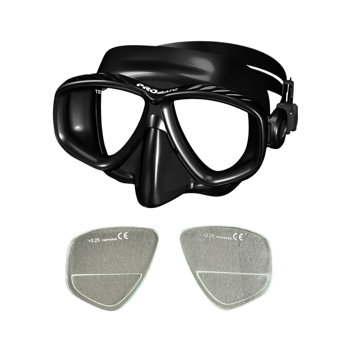 Promate ProViewer Scuba Dive Snorkeling Mask Gauge Reader Bifocal Prescription