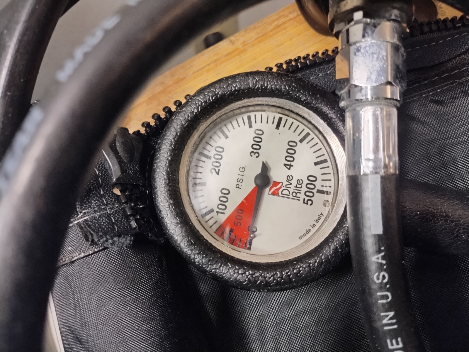 Dive Rite RG1200 Octopus Regulator System w/ Meter and Case **EUC