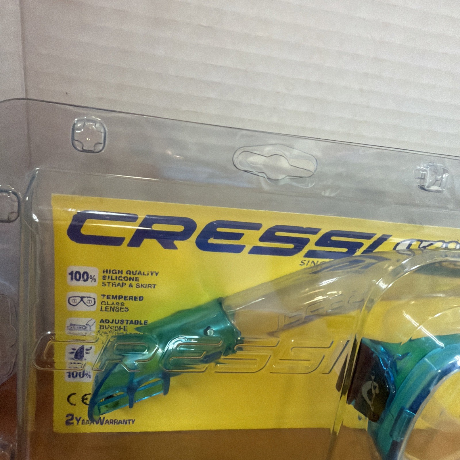 CRESSI KIDS SNORKELING SET Size M~NEW~ MADE IN ITALY