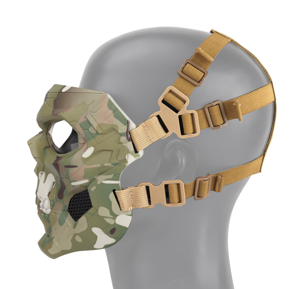 Skull Messenger Paintball Full Face Mask Tactical Mask Airosft Face Cover