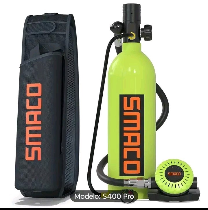 SMACO 1pc Portable Diving, S400 Pro 1L/33.81oz, For Diving 15-20 Minutes.