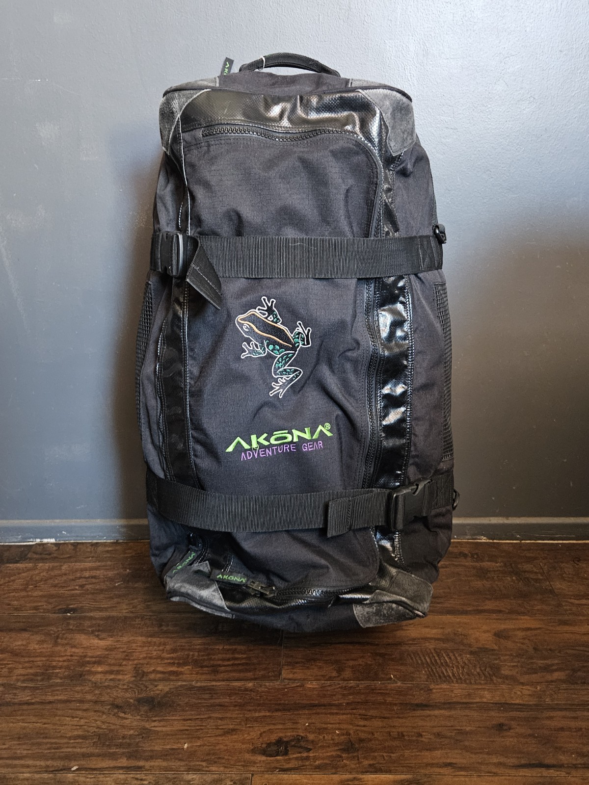 💥AKONA Adventure Gear Travel Scuba Dive Roller Bag BLACK 36″ x 15″ x 16″ #3