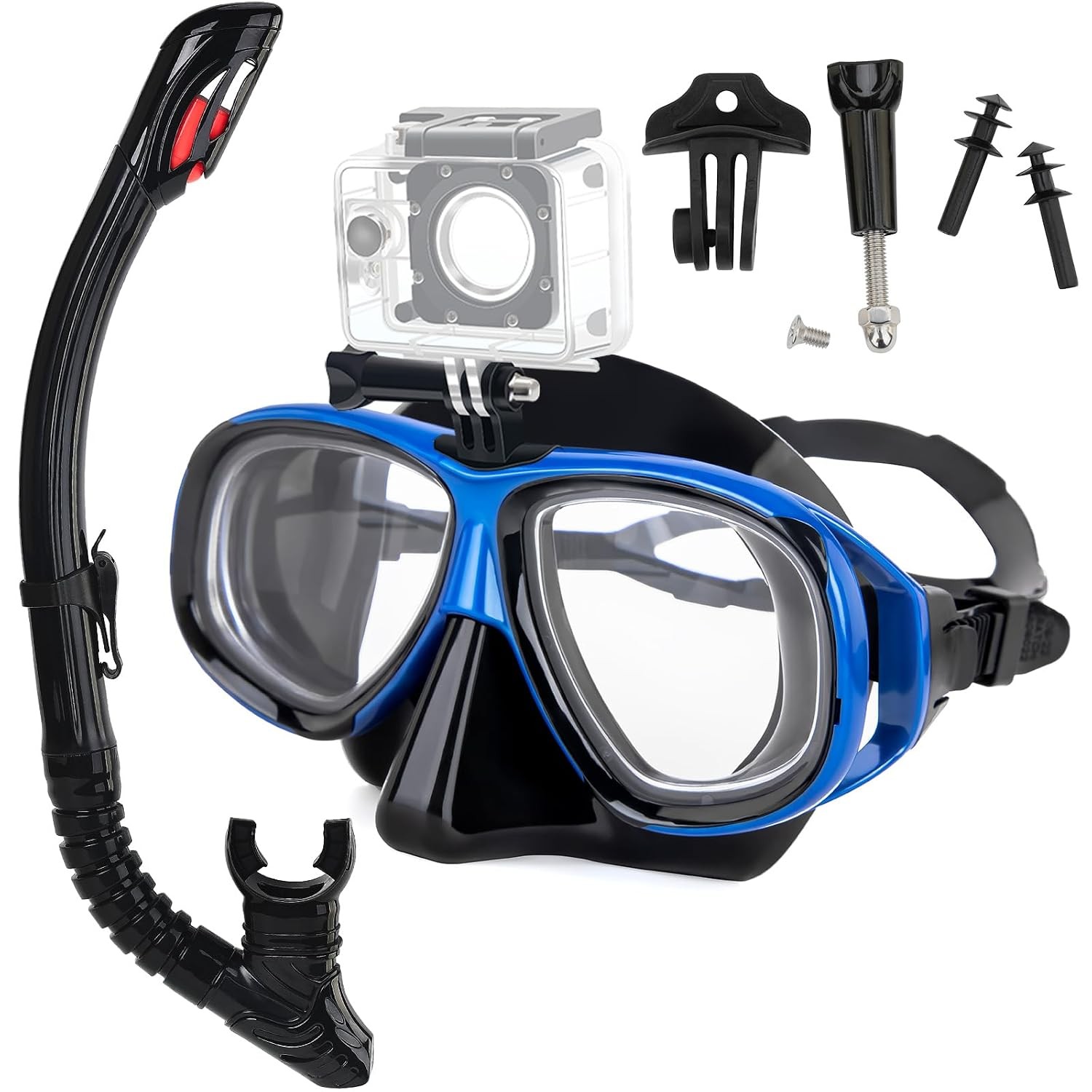 Nearsighted Snorkeling Gear for Adults Youth, Professional Shortsighted Full Dry