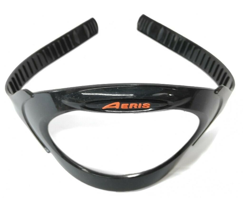Aeris Oceanic Mask Strap – Silicone Black Scuba Dive Snorkel CompuMask DataMask