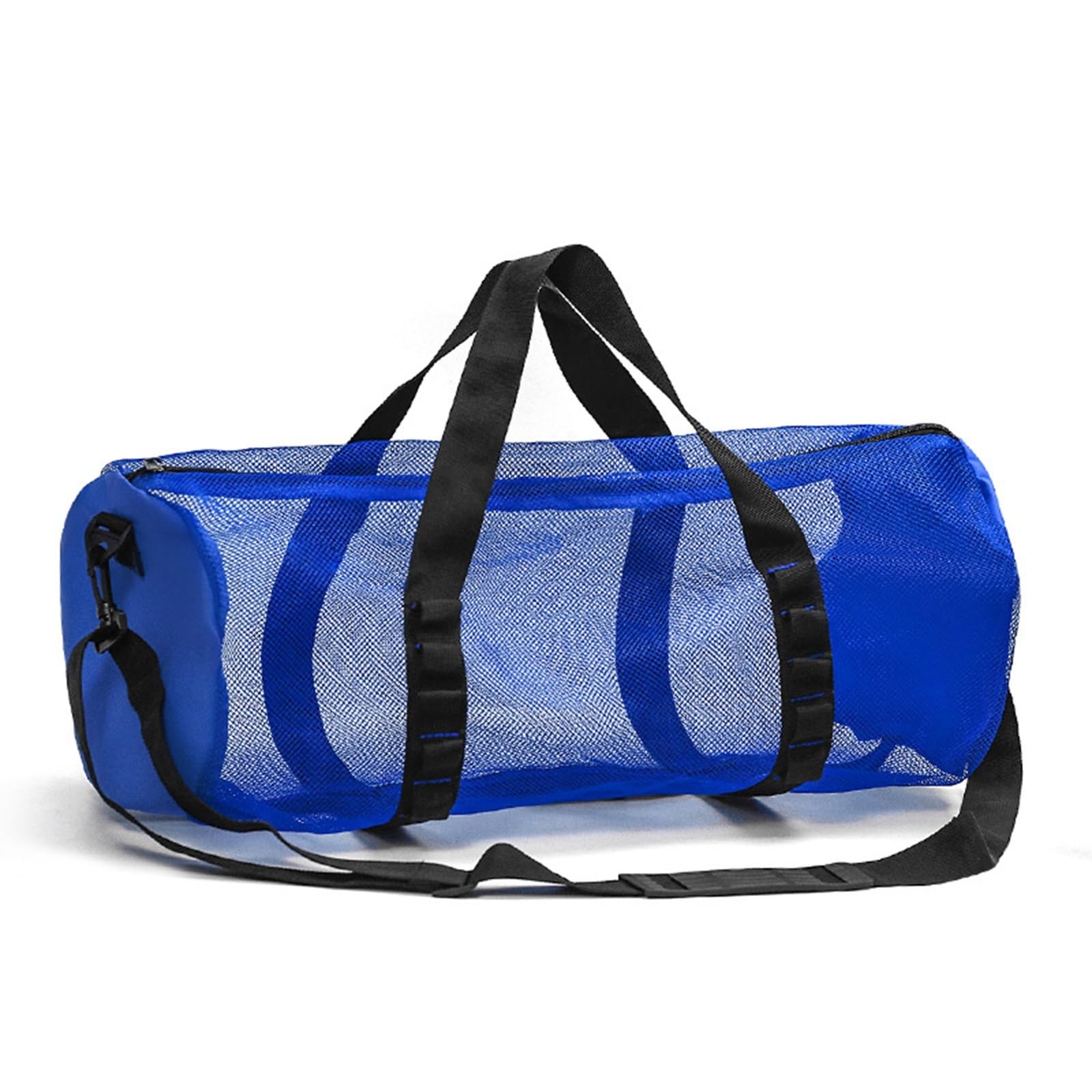 Diving Snorkeling Mesh Beach Bag with Zipper & Adjustable Strap 43L, 113L