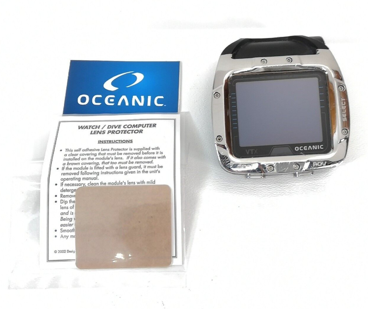 Oceanic VTX Lens Protector Cover fits Aeris A300CS Scuba Dive Computer 1961
