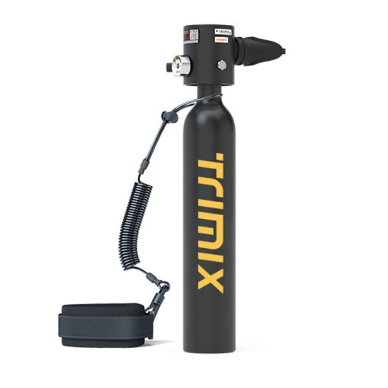 Trimix 0.5L Mini Scuba Divie Lung Tank Portable Cylinder 6-10Mins Depth 5 meters