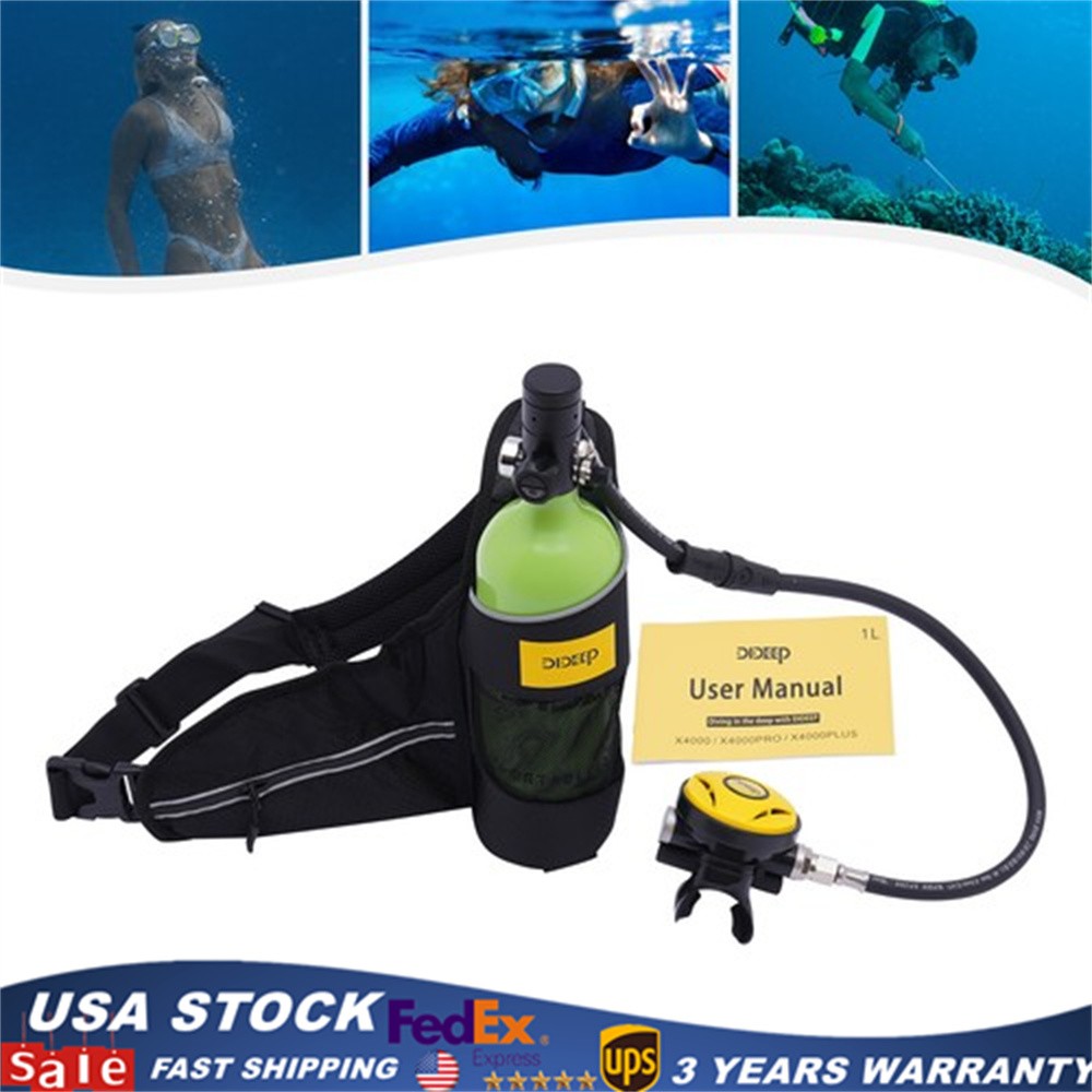 Diving Scuba Tank 1L Mini Air Oxygen Cylinder Small Emergency 1L Mini Air