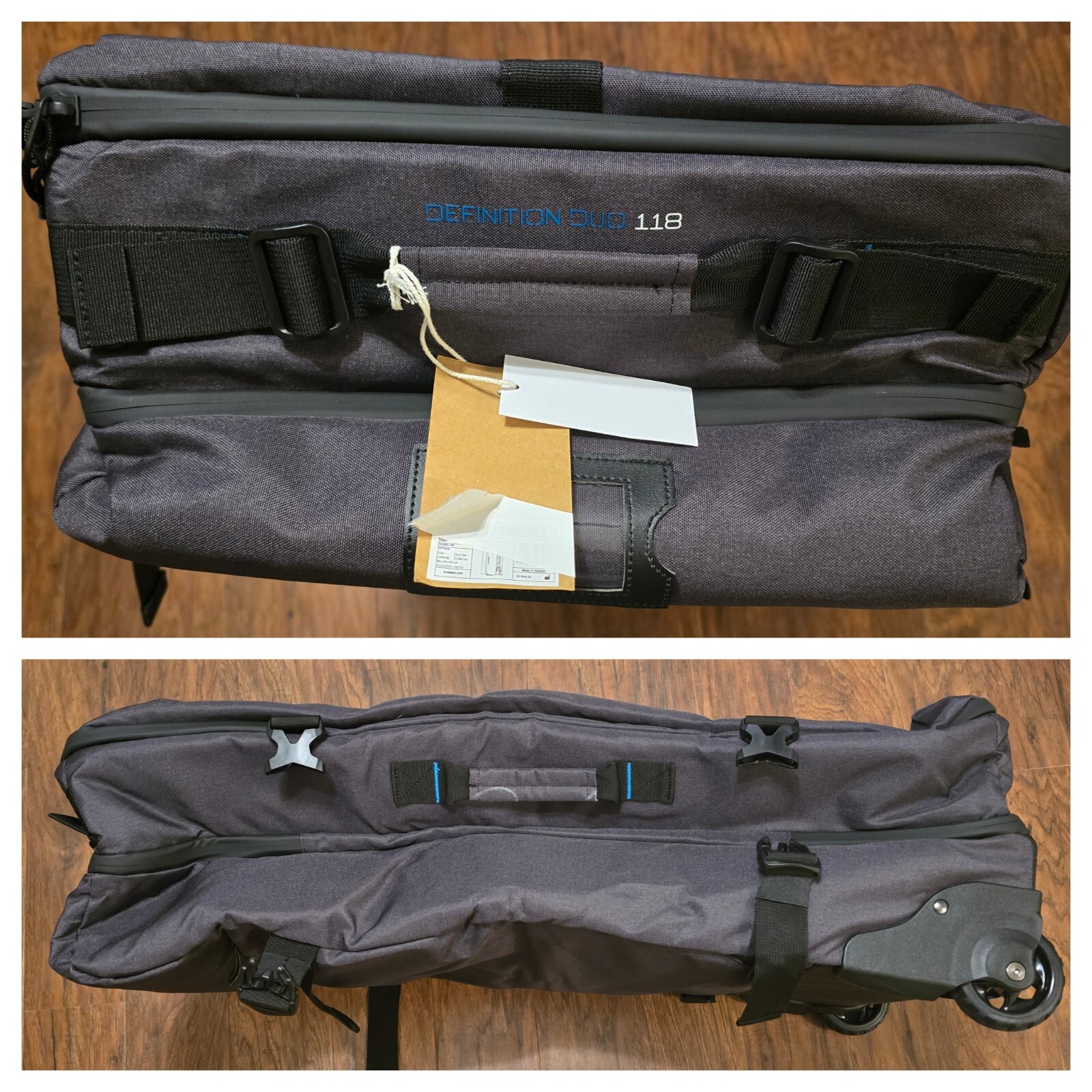 ScubaPro Definition Duo 118 Dive Bag Msrp $350 Gray With Travel Bag Cover