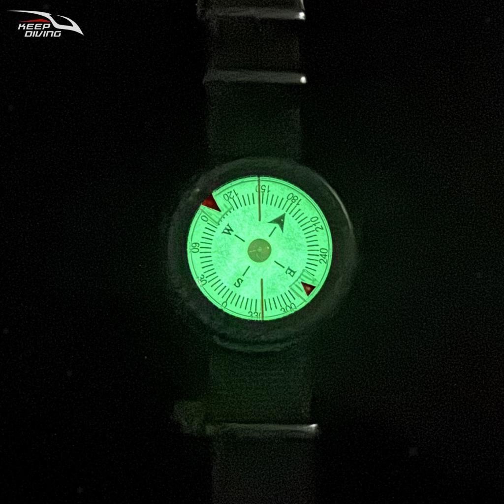 Scuba Compass Underwater Wrist Mount Compass Adjustable Lightweight Waterproof