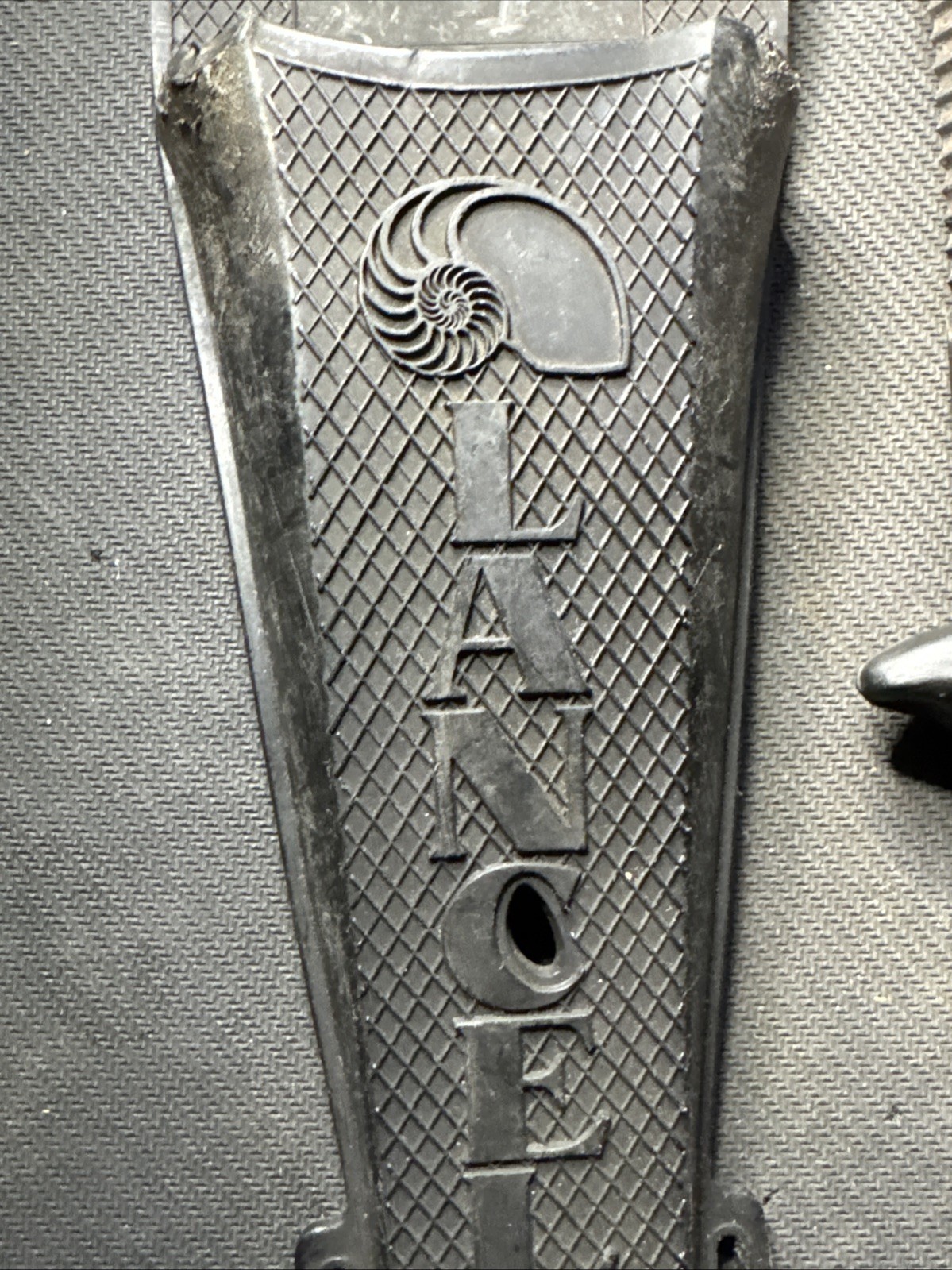 TABATA Stainless Steel Japan Diving Knife w/ Sheath, Broken Tip, Melted Sheath