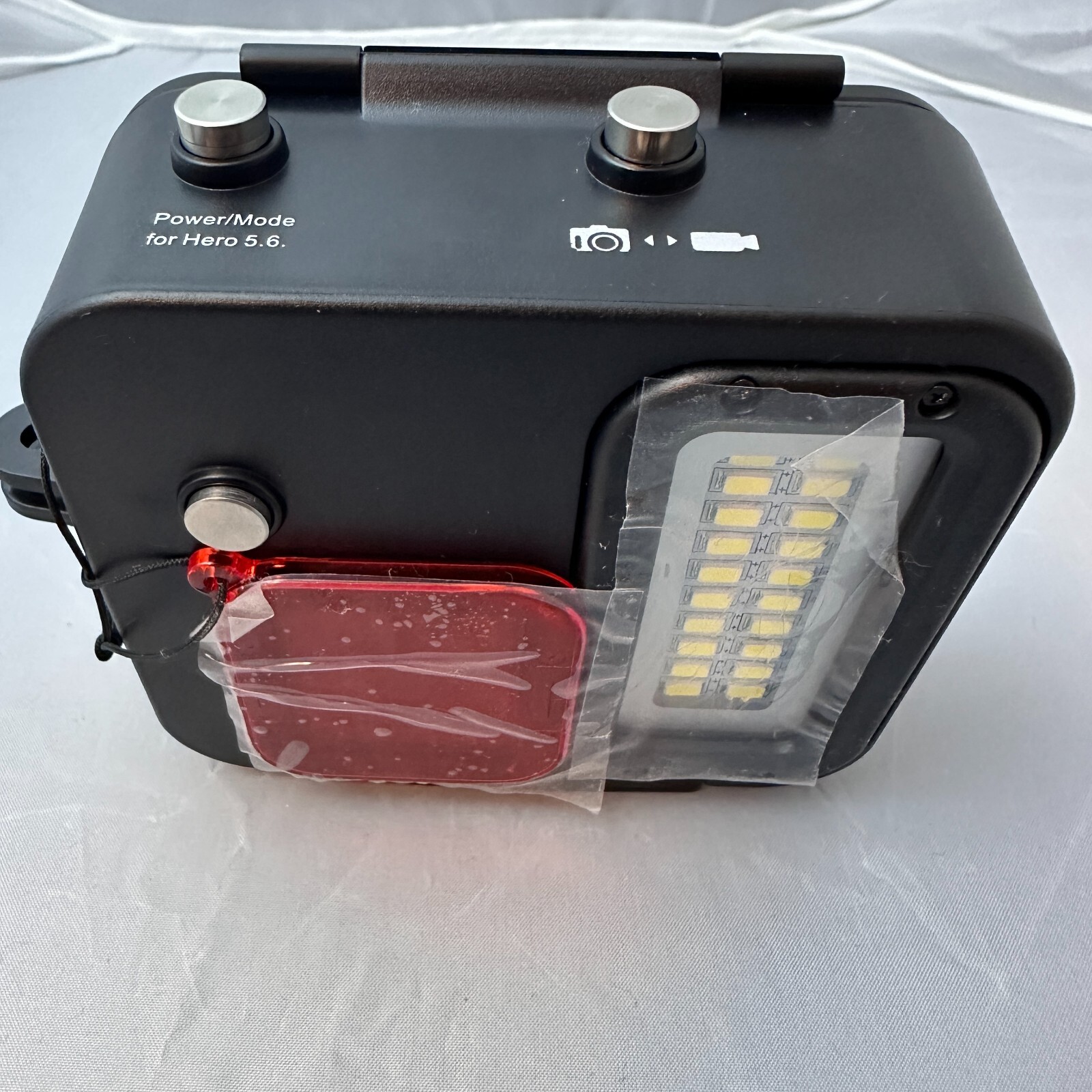 45M Underwater Diving Kangaroo LED Light Case for GoPro Hero 5 6 Black Camera