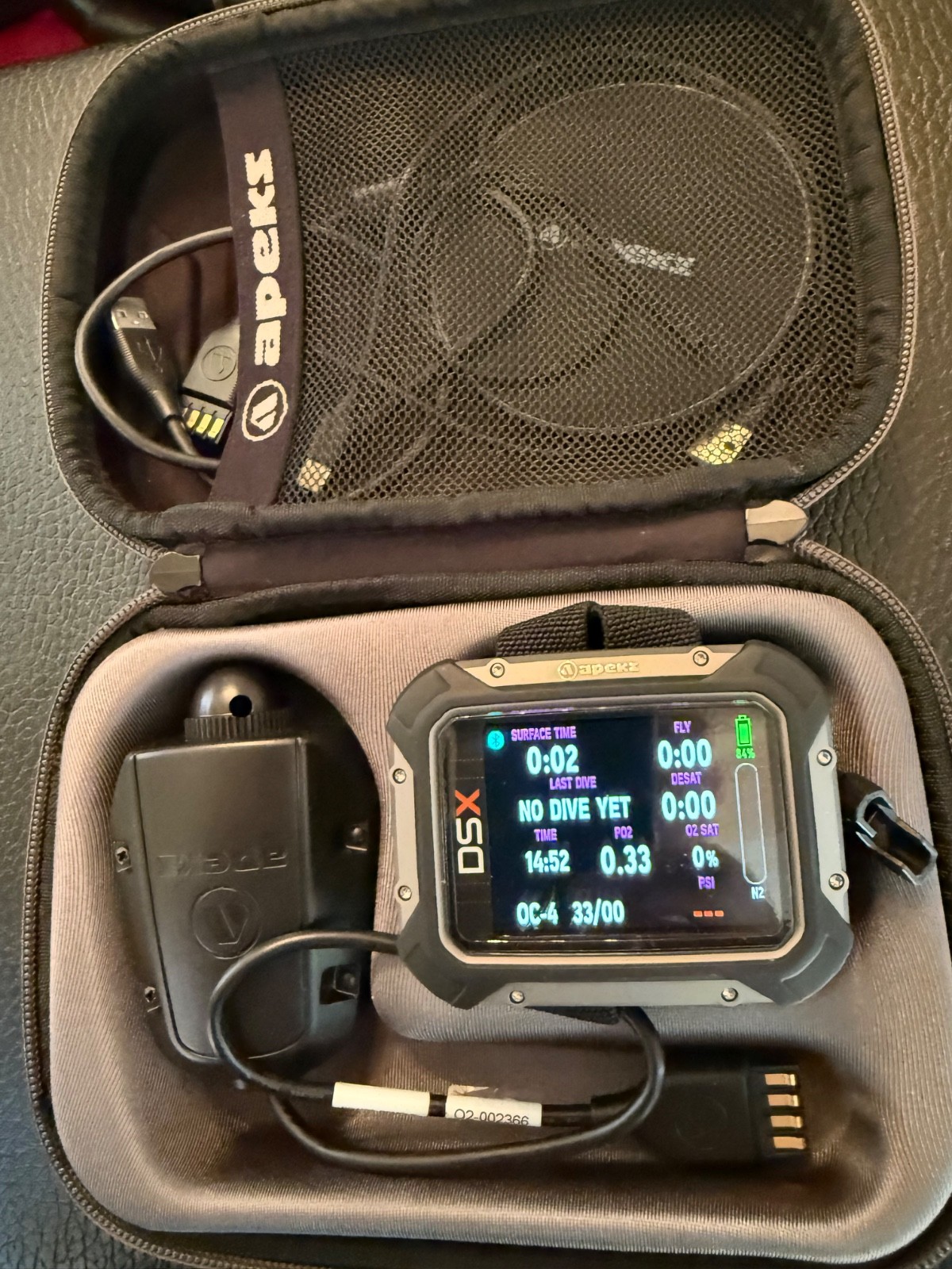 Apeks DSX Tech Dive Computer w/ O2 Analyzer Air Integrated GPS Diving