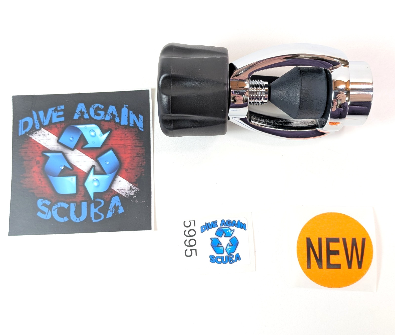 NEW Scuba Dive Standard 1st Stage Spin-On DIN to Yoke Adapter Converter #5995