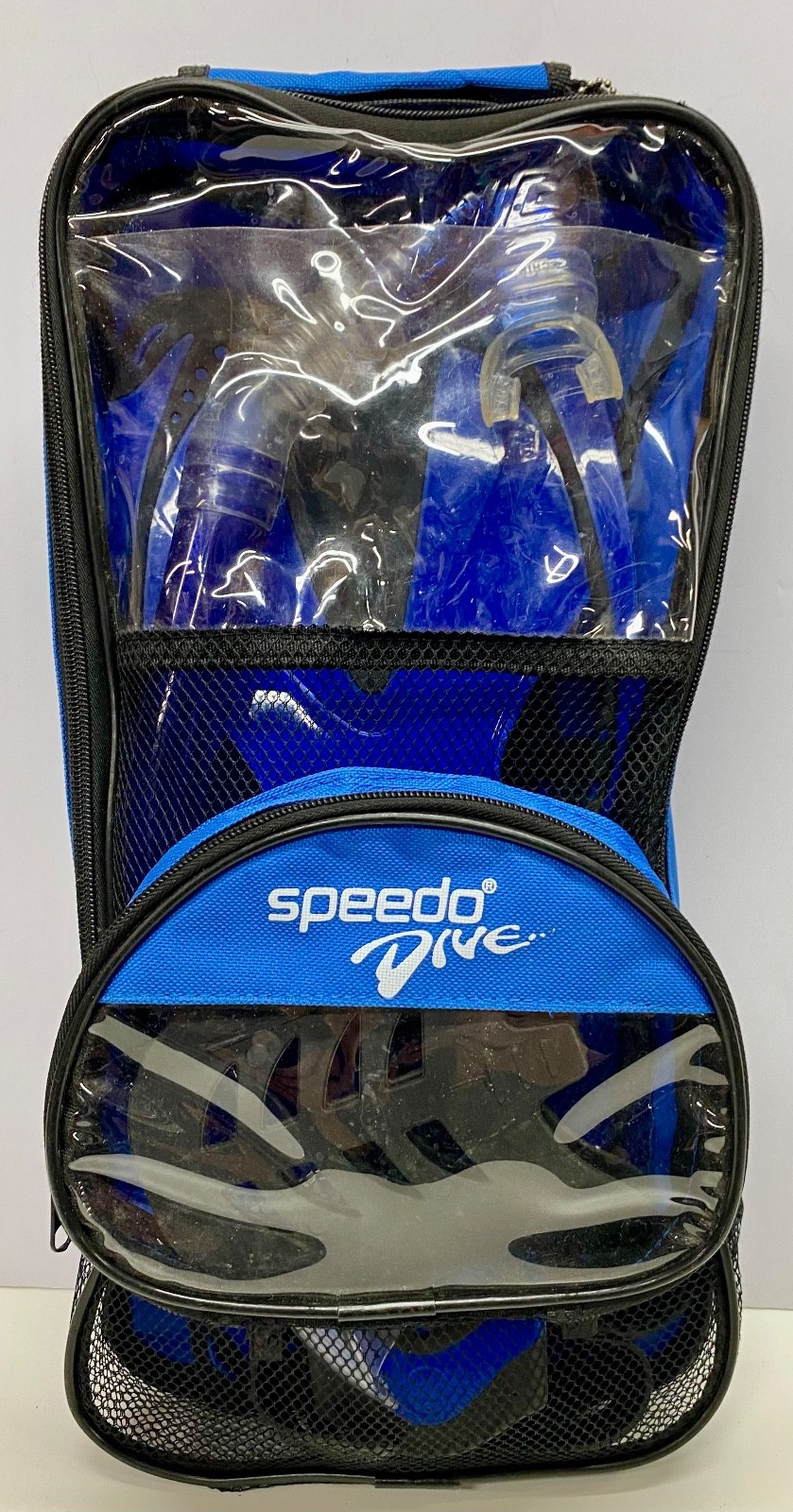 Speedo dive set (Fins, Snorkel & Bag) No mask Junior Small/Medium 9-13