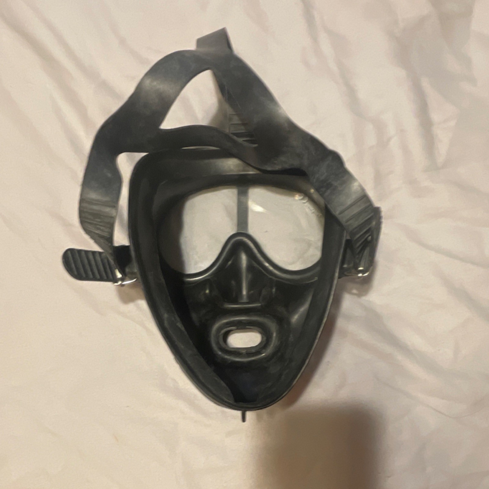 Black Full Face Scuba & Snorkeling Mask, Tempered Glass Lens