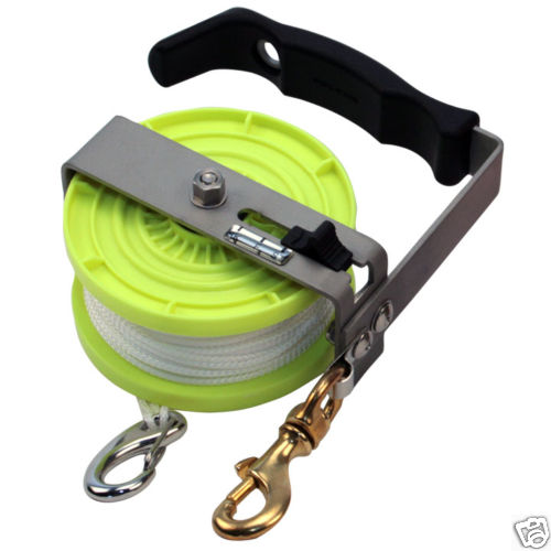 Scuba Divers Sport Dive Reel Stainless Steel Heavy Duty Multi-Purpose 150FT