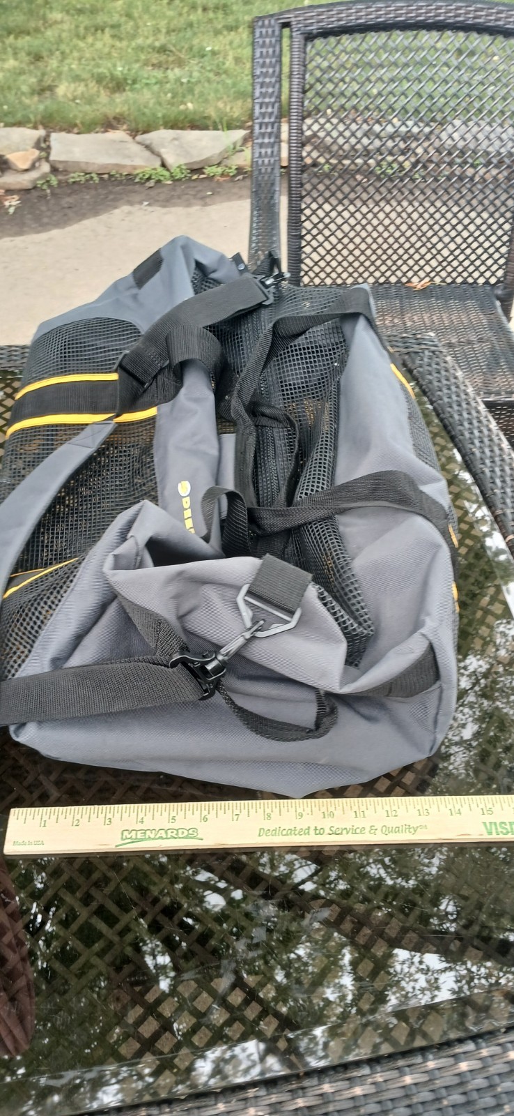 DEEP SEE Snorkel Scuba Diving Equipment Duffle Bag, Size Large