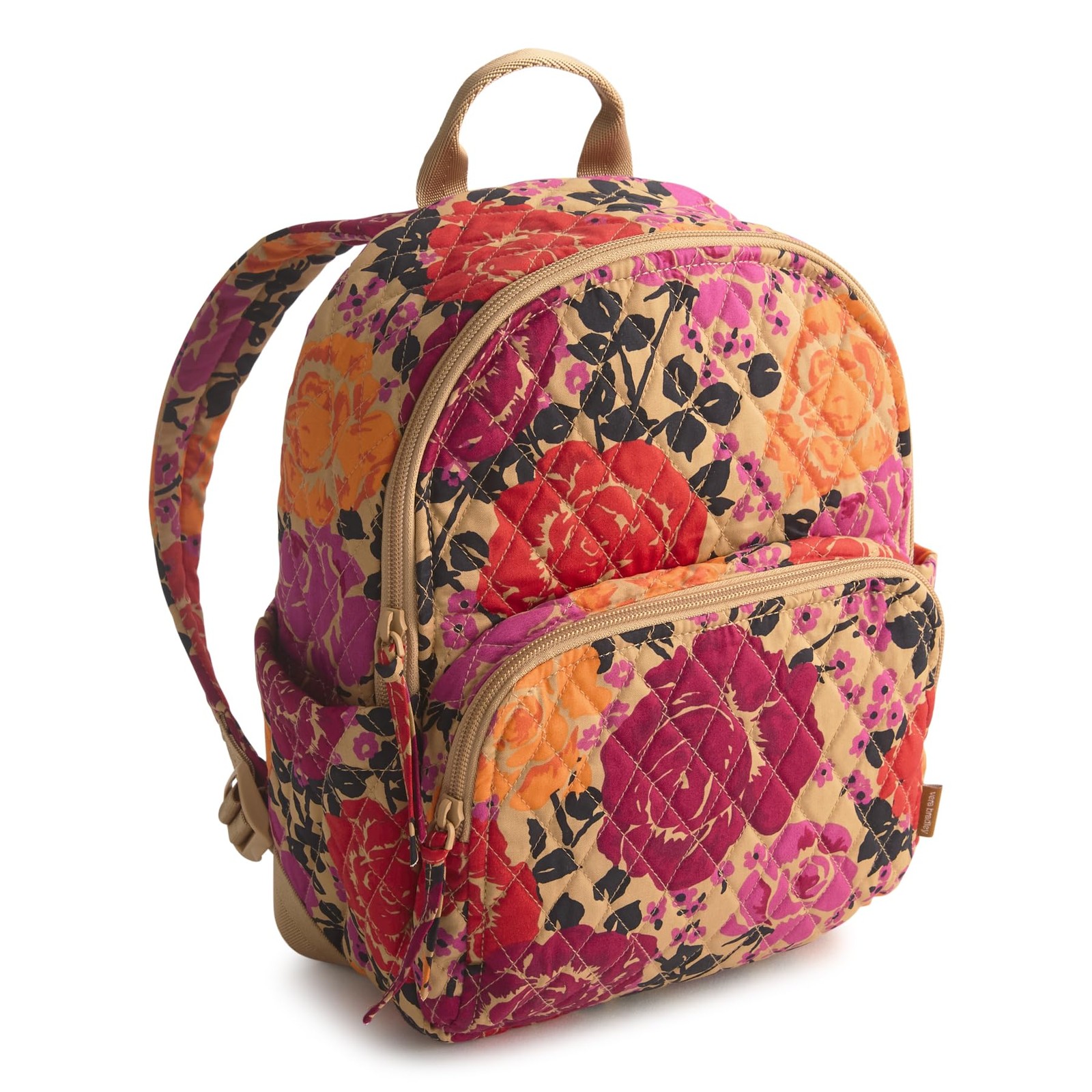 Vera Bradley Premium Cotton Small Banbury Backpack, Coming Up One Size
