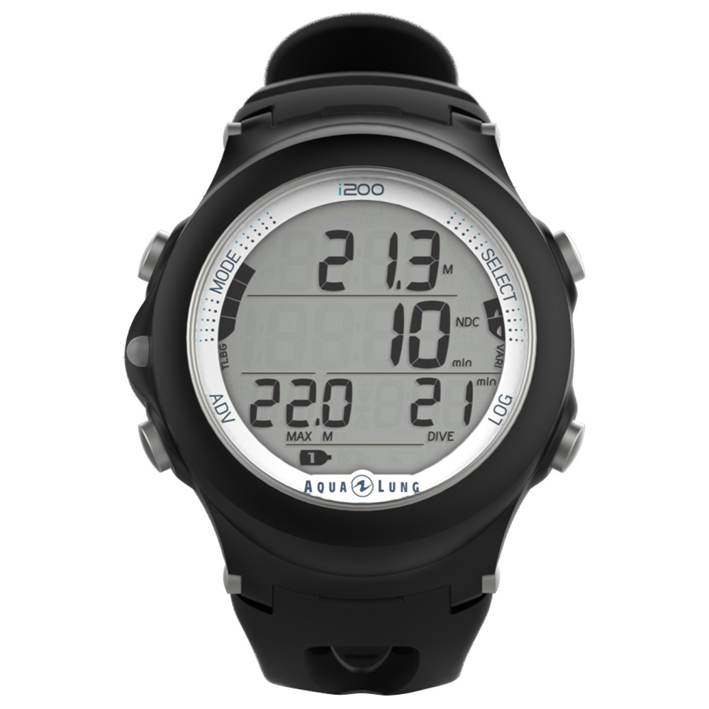 Aqua Lung i200 Wrist Watch Scuba Computer Air, Nitrox Free Dive, Gauge Modes LED