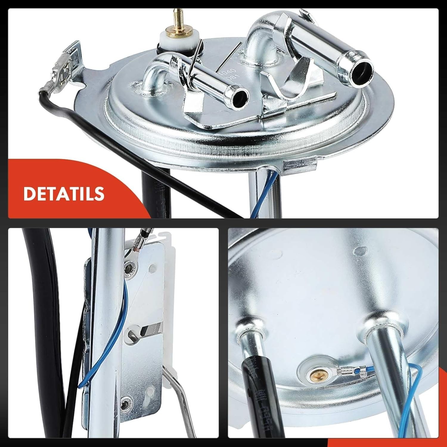 Left Fuel Tank Sending Unit W/ 2 Outlets Compatible with Chevrolet C10/C20/C30/K