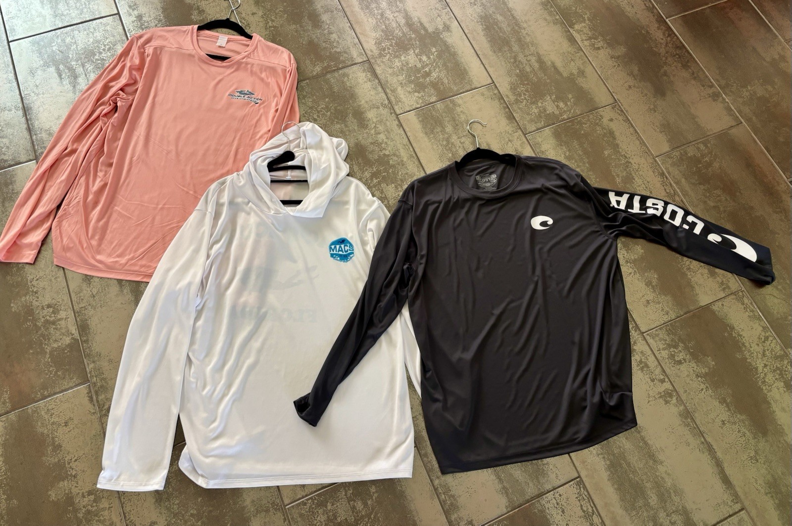 Lot Of 3 XL Long Sleeve Scuba Diving Shirts