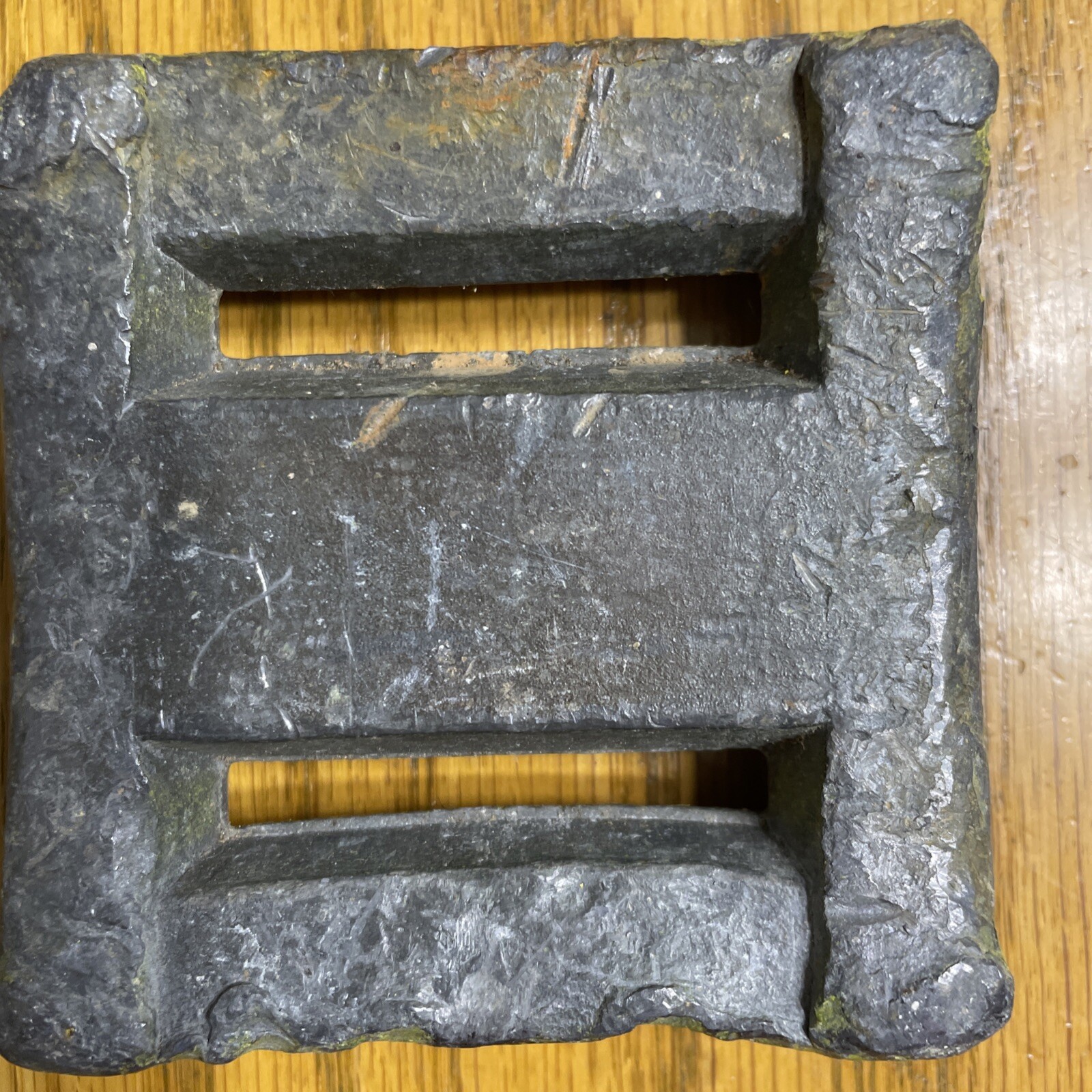 Antique 3 lb Lead Scuba Diving Weight (Actual weight 3.12 lb)