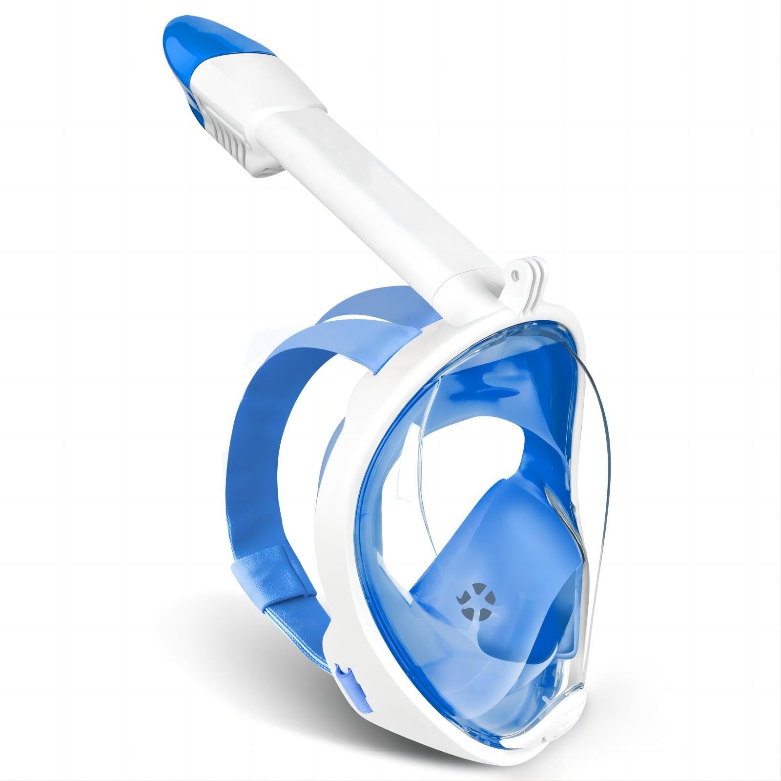Full Face Snorkel Mask, Snorkeling Mask with Detachable Large/ X-Large, Blue