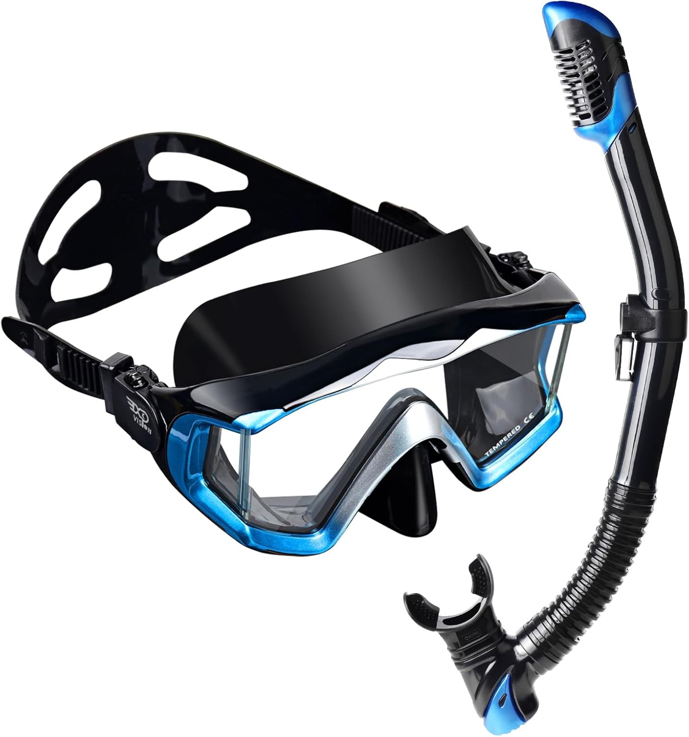 Pano 3 Panoramic Scuba Diving Mask, Tempered Glass Snorkeling Dive Mask