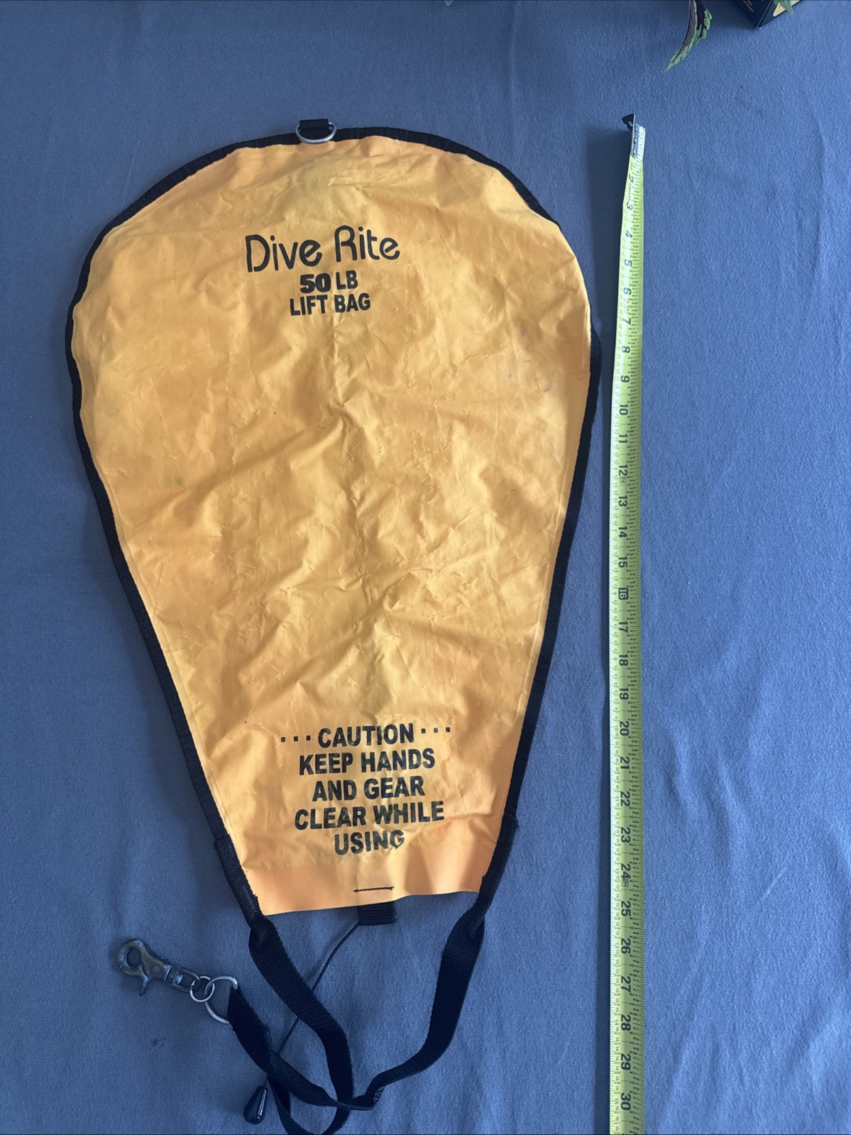 Dive Rite 50lb Lift Bag Wreck Salvage Rescue Dive Underwater Scuba Recovery