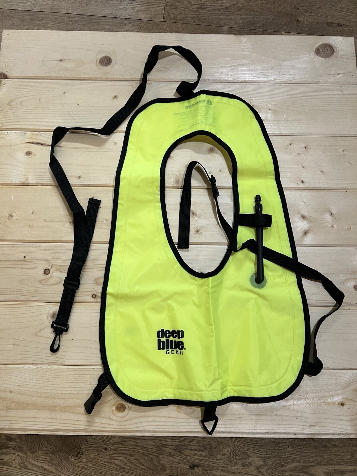 Deep Blue Gear Snorkeling Set – Fins + 2 Safety Vests (One New)