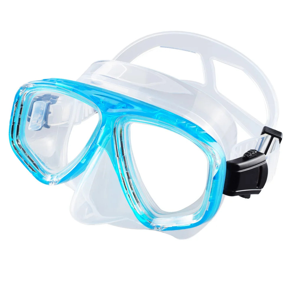 Panoramic Snorkel Mask Tempered Glass Lens Silicone Seal Summer Beach Fun Gift