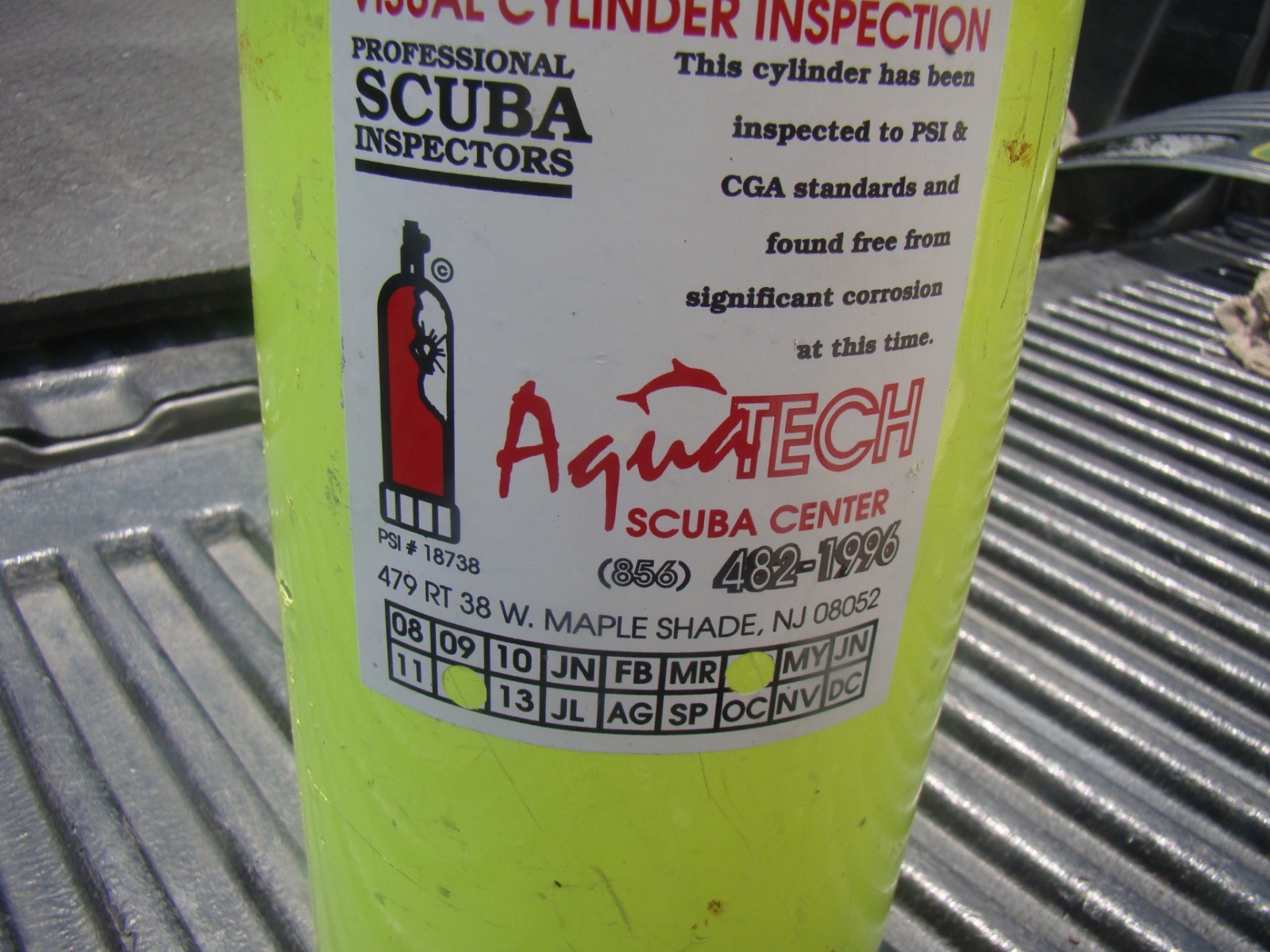 Catalina S19 Aluminum Scuba Cylinder (B)