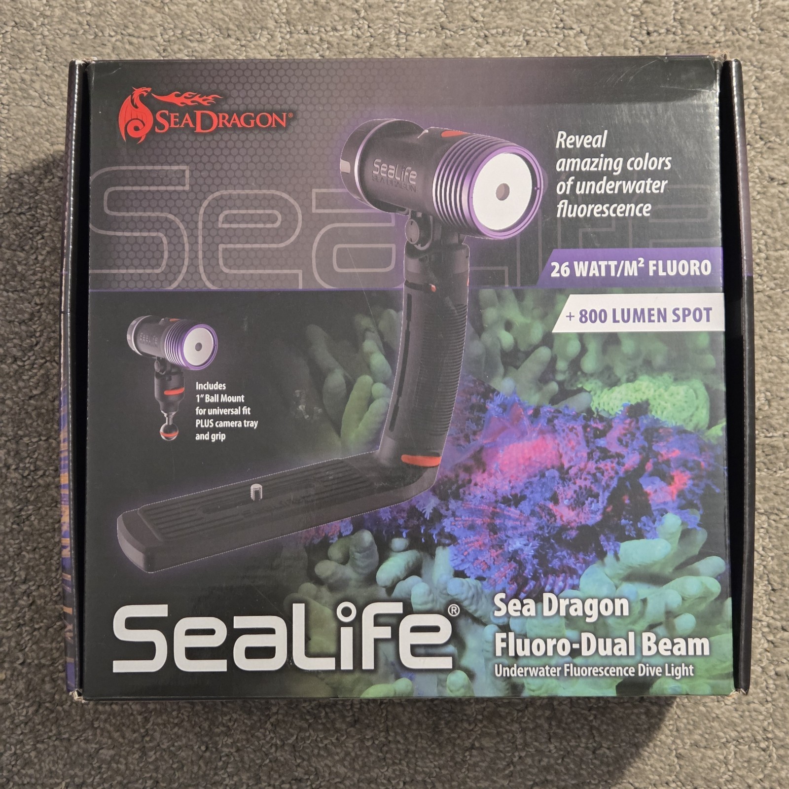 SeaLife Sea Dragon Fluoro-Dual Beam Underwater Light w/ Flex-Connect + Battery