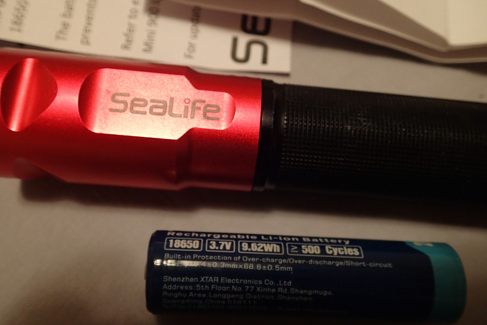 SEALIFE Sea Dragon Mini 900 Underwater Flashlight & Power Kit 900 lumens Mint