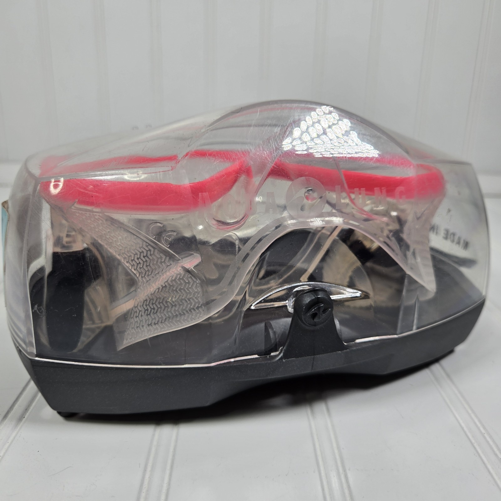 Aqua Lung Plazma Frameless Panoramic Diving Mask Scuba Swim Pink Adjustable Case