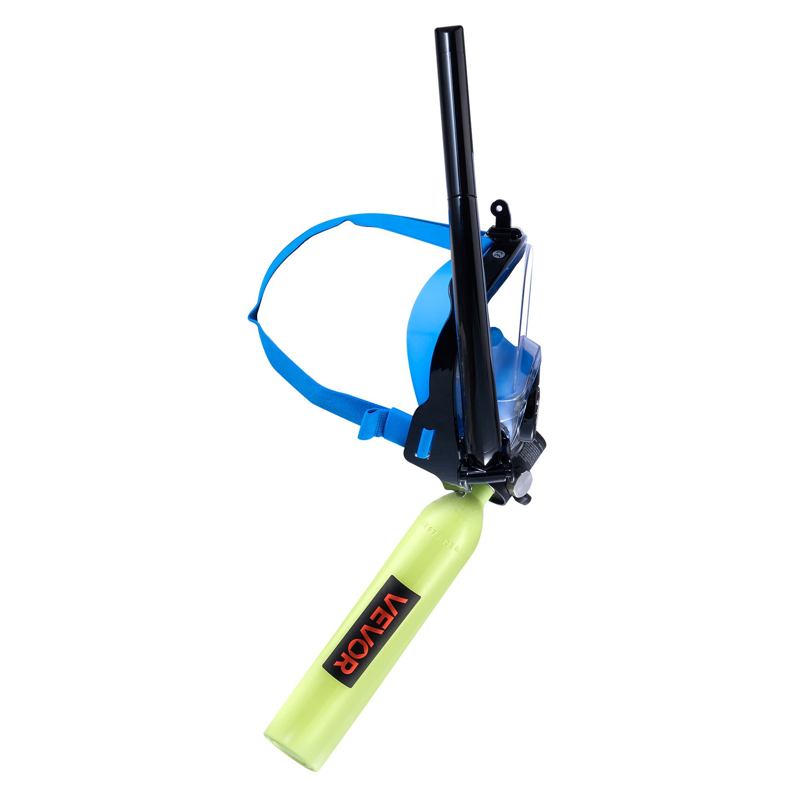 VEVOR Mini Scuba Tank 0.5L Portable Diving Lung Tank with Snorkel Mask 5-10 min