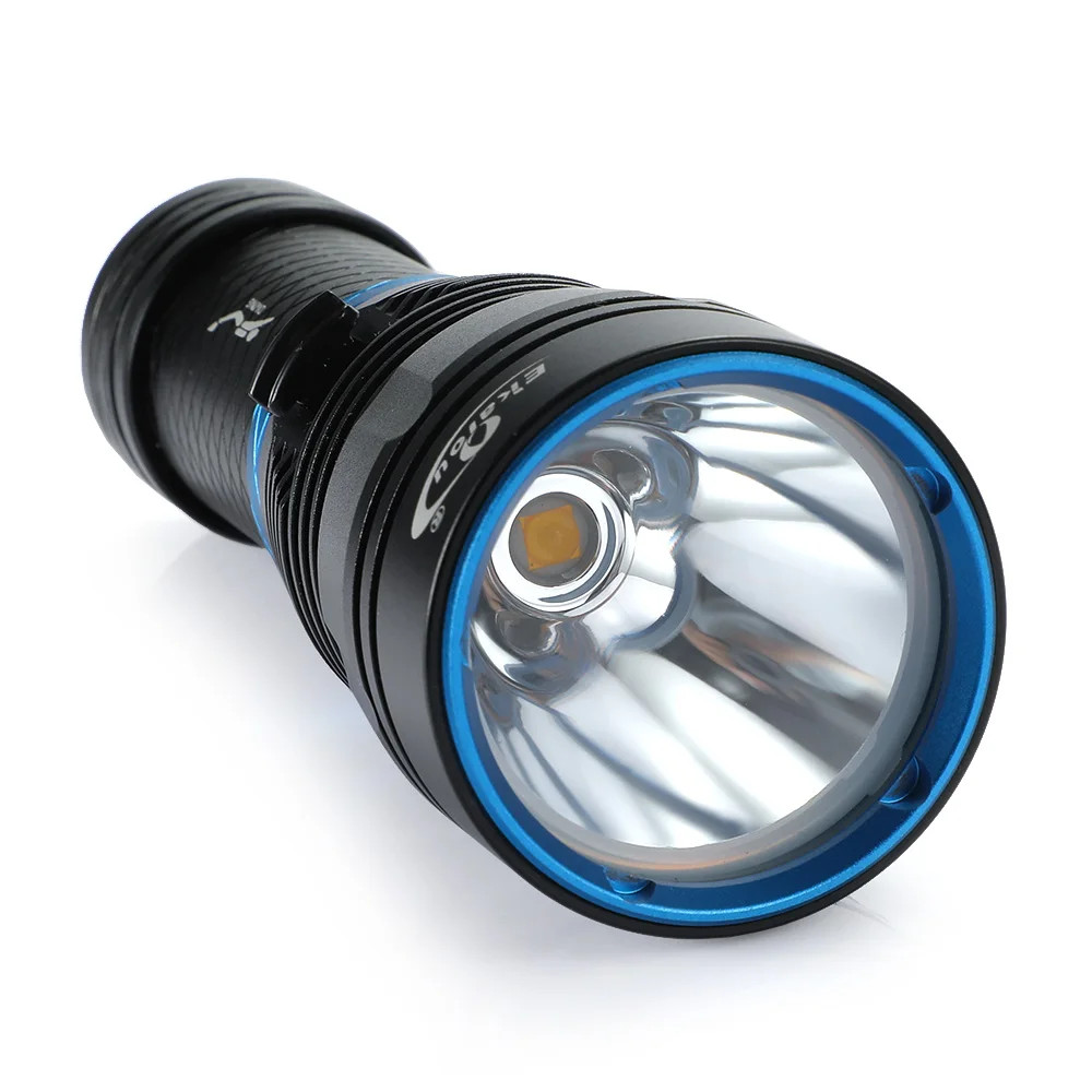 IPX8 Waterproof Professional Powerful Super Bright XHP50 LED Scuba Diving Flashl