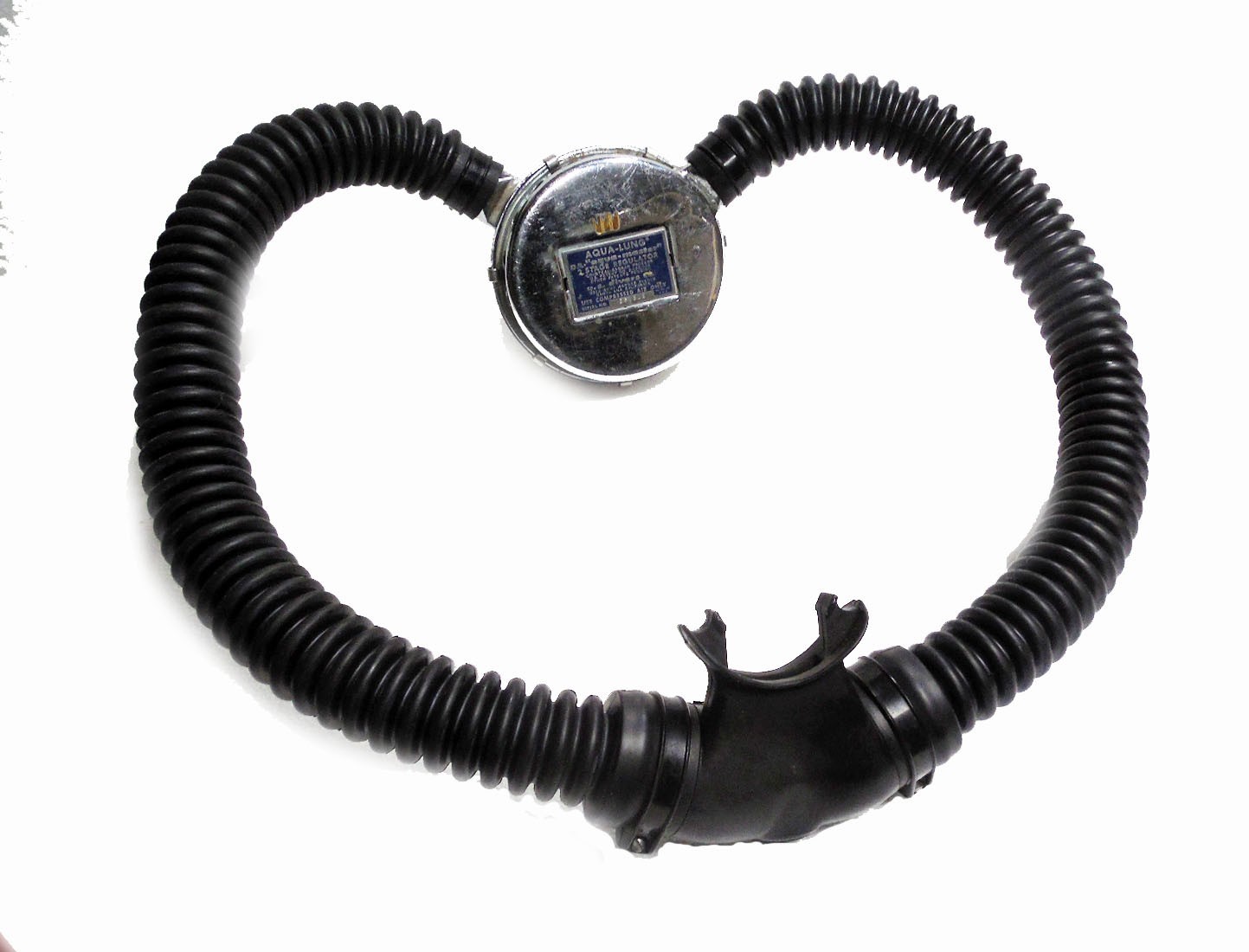 1968 U.S. DIVERS AQUAMSTER TWO HOSE 2 STAGE REGULATOR- REBUILT & READY TO DIVE