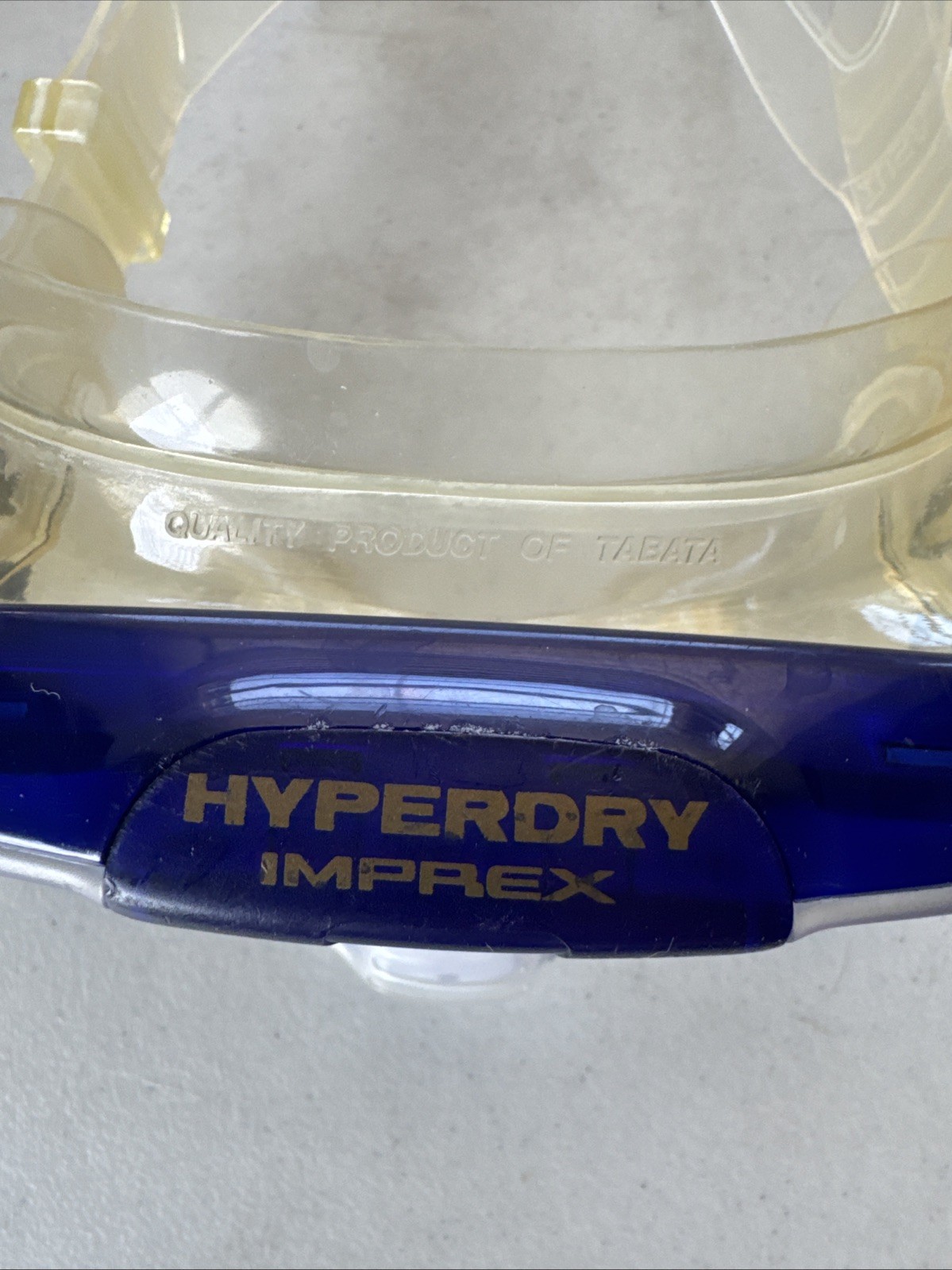 Tusa Imprex HyperDry Dive Mask Scuba Goggles Dark Blue Frame, Tempered Glass
