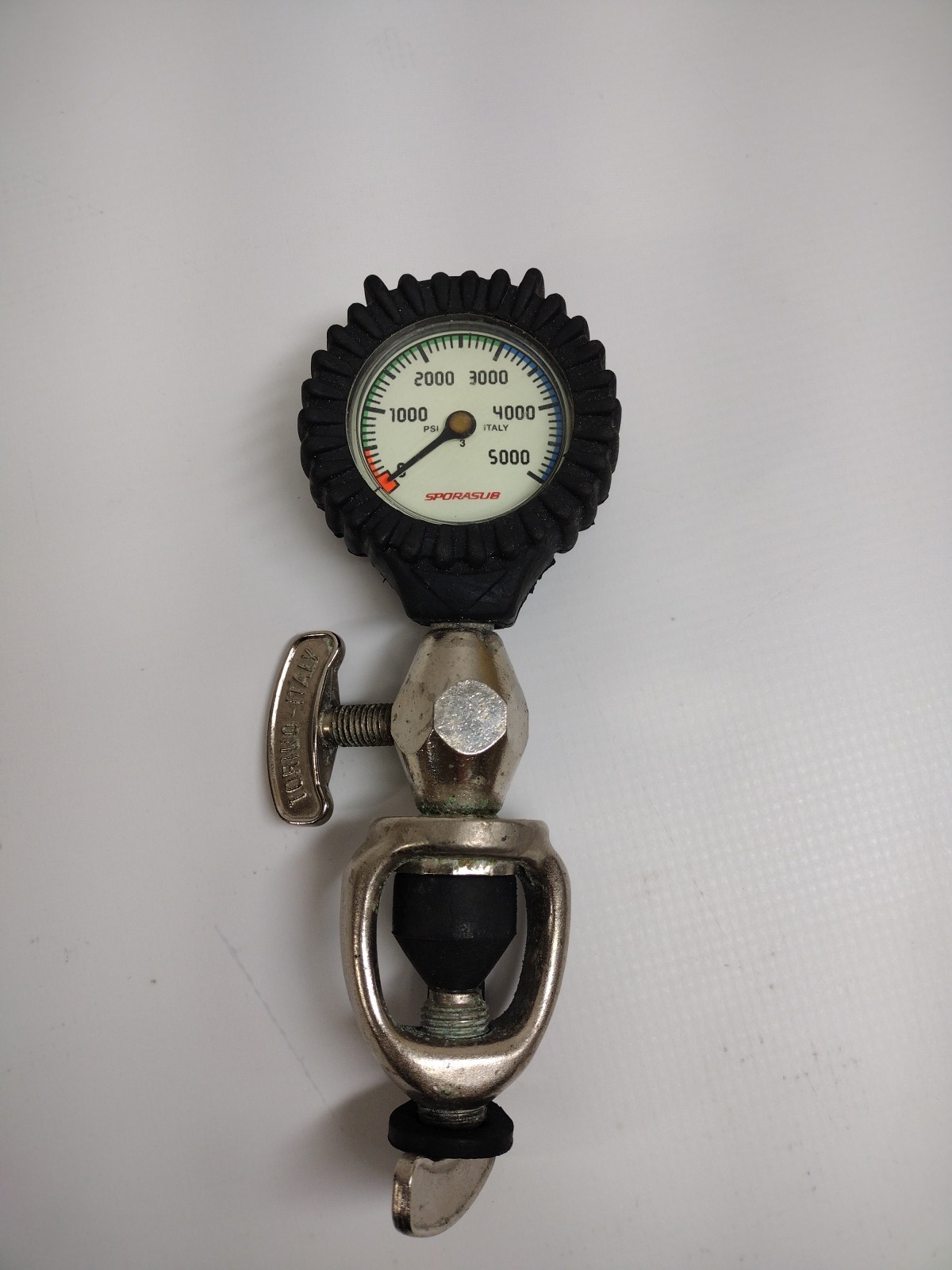 SCUBA Sporasub TANK PRESSURE GAUGE* Up To 5000psi Made In ITALY