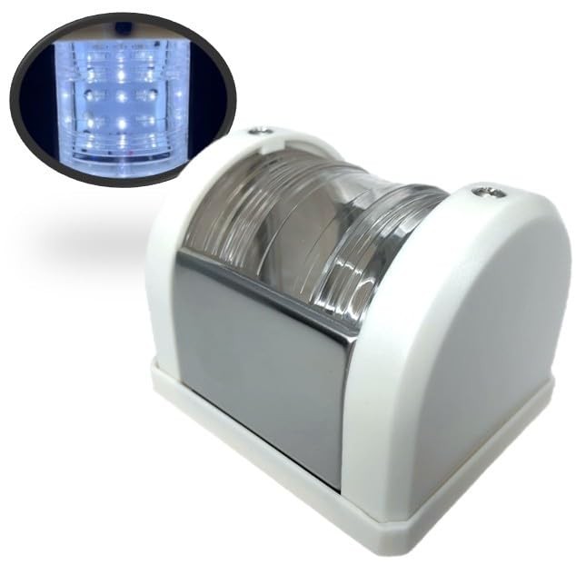 Pactrade Marine Boat White Stern LED Navigation Light Waterproof 2